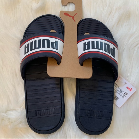 PUMA Slides Sanals Cool Cat Sport Retro NWT Men 10 - Picture 2 of 9